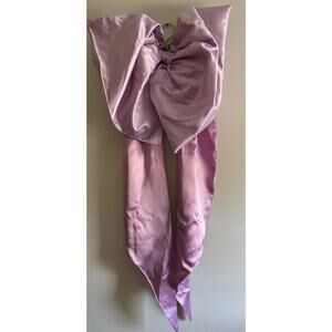 GIANT PURPLE SATIN BACK BOW KIMONO COSPLAY OS